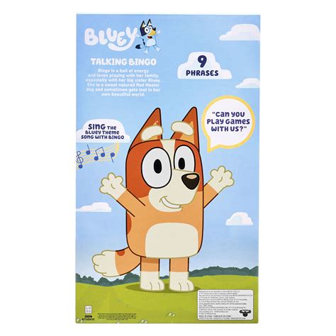 Bluey Bingo Talking Plush