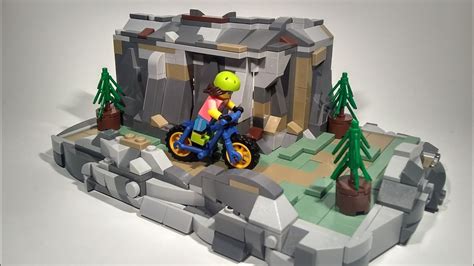 lego mountain bike trail moc youtube