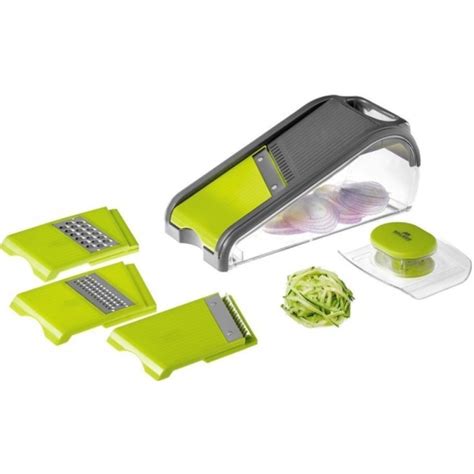 Овощерезка многфункциональная WALMER Vegan, 7 предметов, серо-зеленый ...