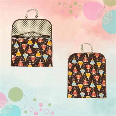 Porta Lingerie De Tecido Z Per Ind Gena Marrom E Bege Elo