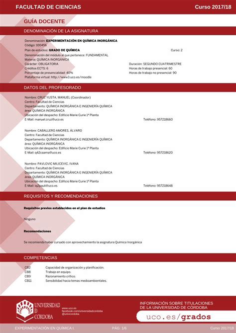 PDF EXPERIMENTACIÓN EN QUÍMICA INORGÁNICA GRADO DE 4