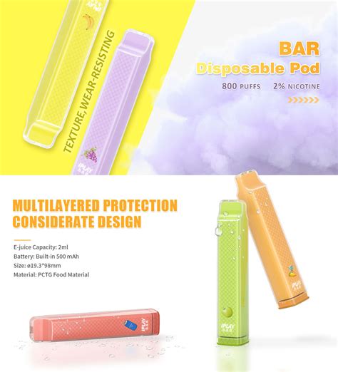 Wholesale Iplay Bar Puffs Disposable Vape Pod Supplier And