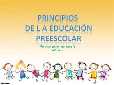 principios de la educación preescolar PPT Descarga Gratuita