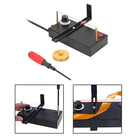 Hot Ribbon Cutter Portable Cutting Machine With Screwdriver Electric Rope Cutter For Braid Ropes