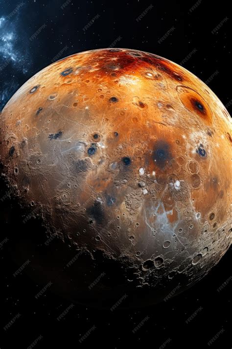 Premium Ai Image Jupiters Moon Io Landing Snapshot Background With