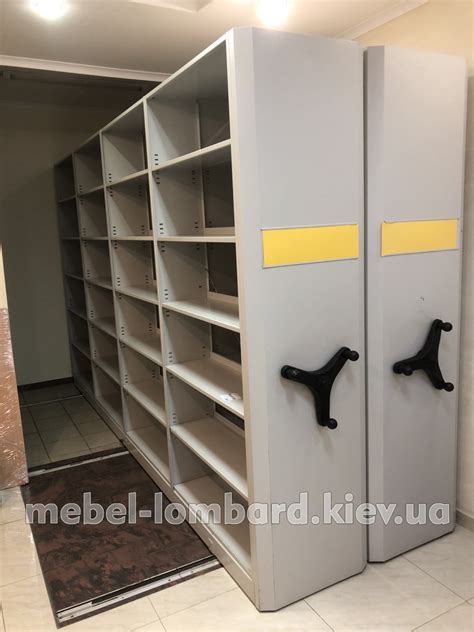 Стеллаж металлический, раздвижной бу