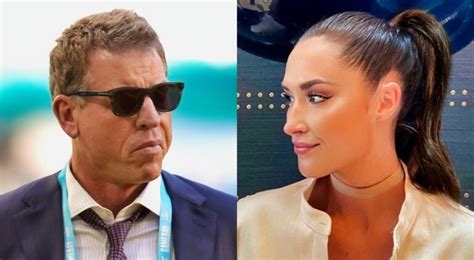 Former Dallas Cowboys Quarterback Troy Aikman And Girlfriend Haley ...