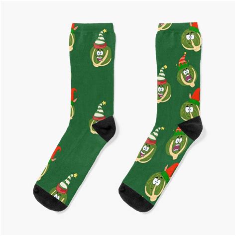 Christmas Brussels Sprouts Socks For Sale By Mandii Pope