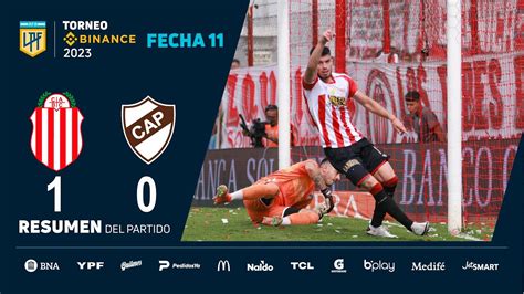 Torneobinance 2023 Fecha 11 Resumen De Barracas Central Platense