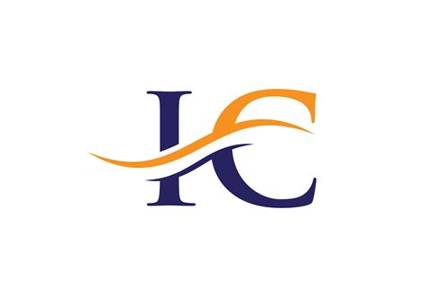 ic linked logo  business  company identity creative letter ic