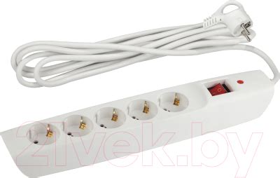 ЭРА SFX-5es-2m-W / Б0044019 (2м) Сетевой фильтр купить в Минске, Гомеле ...