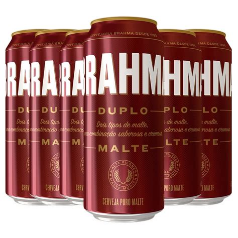 Cerv Brahma Duplo Malte Lt 473ml Supermercado Azevedo