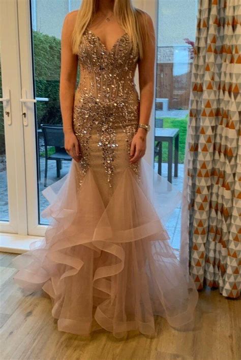 Paris Metro Centre Prom Dress Nude Gold Size In Morpeth Northumberland Gumtree