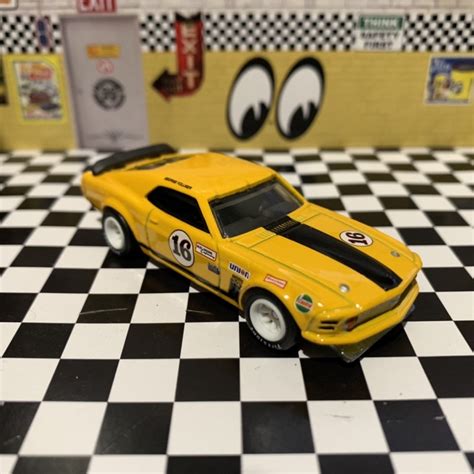 Hot Wheels Vintage Racing Ford Mustang Boss Loose Shopee Malaysia