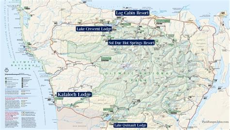 Olympic National Park Map