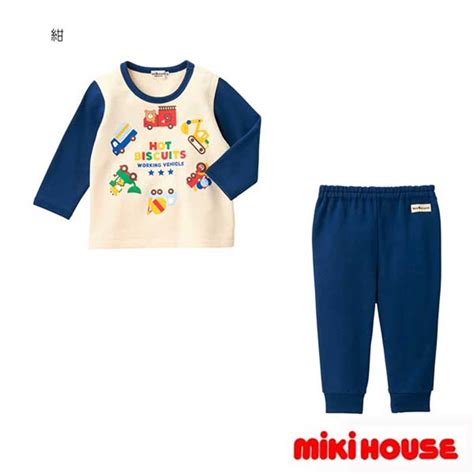 MIKIHOUSE HOT BISCUITS Room Wear Navy MIKI HOUSE Authorized Online