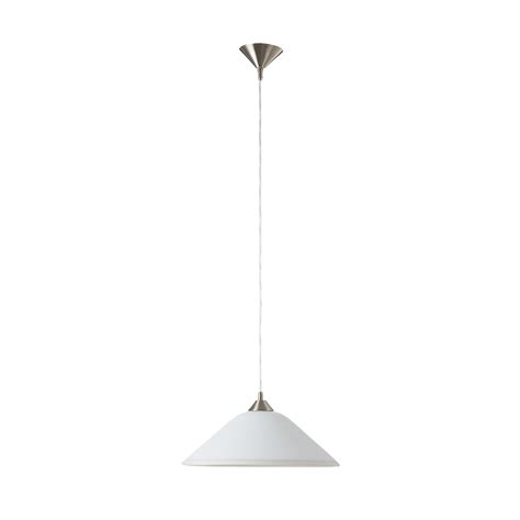 Loisa Hanging Light Opal Glass Subtle Nickel Lightsie