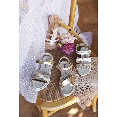Sandales à Brides Fantaisie Pour Fille Saxo Blues