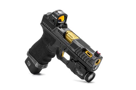 Ninex19 Vapor Ported Slide And Ported Gold Barrel Combo Glock 19 Gen 3