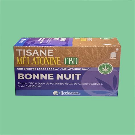 Tisane Mélatonine Bonne nuit Pochon Vert