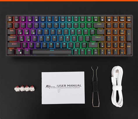 Royal Kludge Rk Bluetooth G Rgb Hot Swappable Mechanical Keyboard Rk Rk Shopee