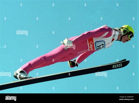 Calgary Canada 198802 Olympic Calgary 1988 Jump Erik Johnsen In