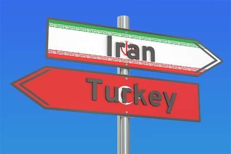 Premium Photo Iran And Turkey Relations Concept D Rendering