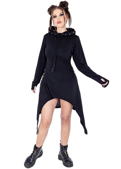 Poizen Industries Augusta Hooded Dress Attitude Clothing