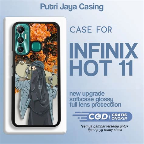 Jual Case Hp Infinix Hot Terbaru Motif Aesthetic Hijab Art Muslimah Estetik Keren Cute Casing