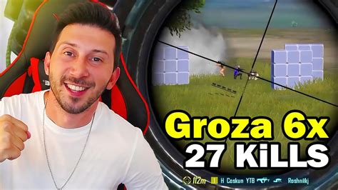 Pubg Mobile Kills Groza X Amr One Man Squad Gameplay Emulator