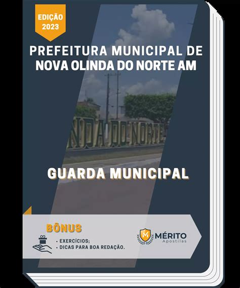 Apostila Guarda Municipal Prefeitura De Nova Olinda Do Norte Am