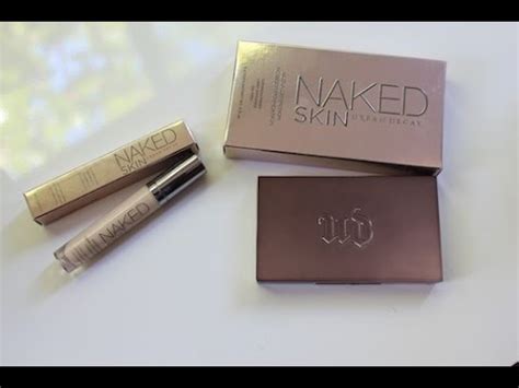 New Urban Decay Naked Skin Powder Foundation And Concealer Review Youtube