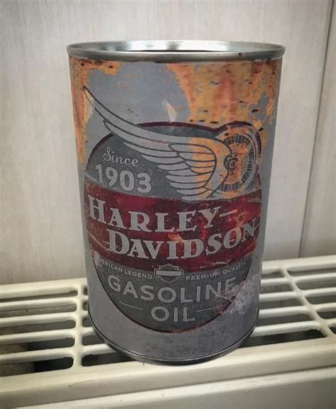 Vintage Motor Oil Cans Rustic Motorcycle Oil Can Replica Tin Etsy