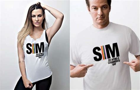 Celebridades Posam Camisa Em Apoio Ao Casamento Gay BAHIA NO AR