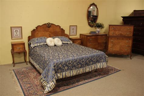 Satinwood Queen Size 6 Pc Bedroom Set