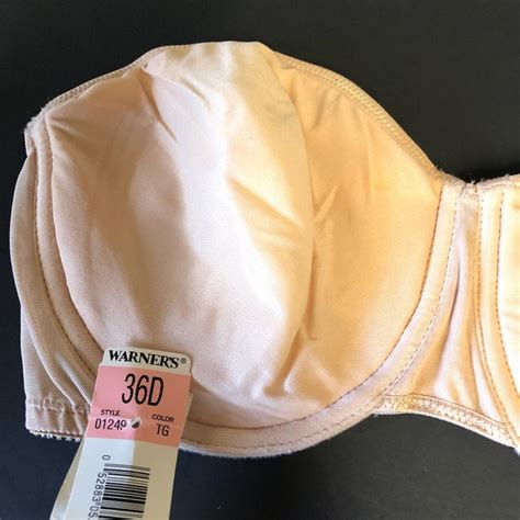 Vtg Warner S Not So Innocent Nudes Bra Size D Strapless Nude Beige For Sale Online EBay
