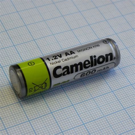 Аккумулятор AA (316) 600 мАч Camelion, Аккумулятор никель-кадмиевый ...