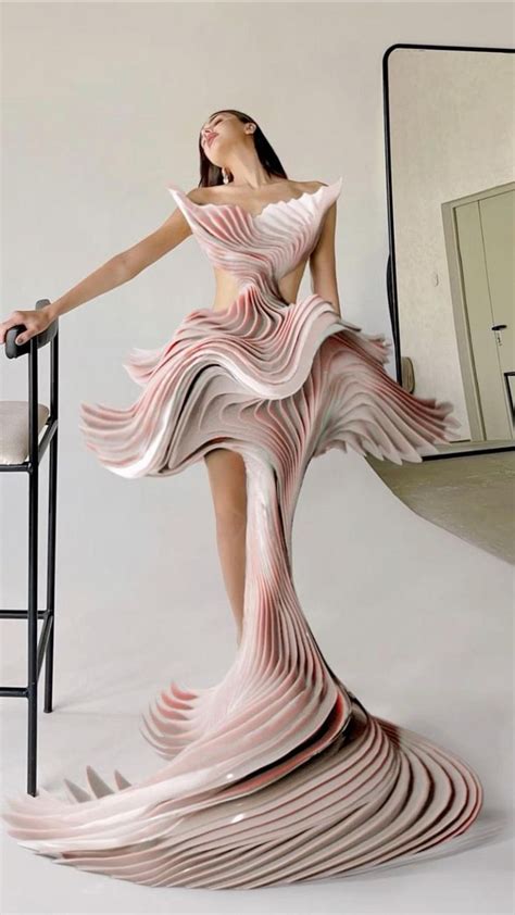 Yimeng Yu Couture For Babe Dina Runway Fashion Conceptual Fashion