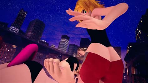 Giantess Anime Porn Having Trouble In City Night Giantess Porn