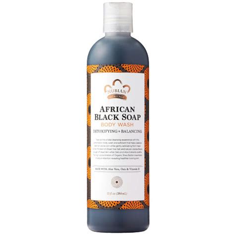 764302106036 Upc Nubian Heritage Body Wash African Black Soap 13