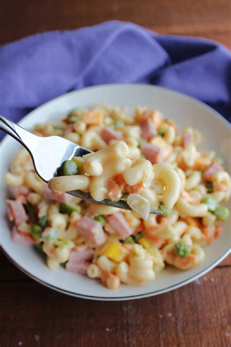 Sweet Macaroni Salad Cooking With Carlee
