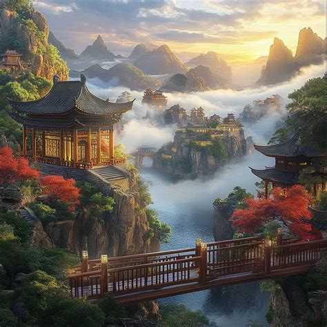 pin   scenery real anime landscape