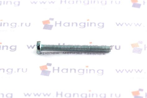 Винт DIN 84 М2х18 (ГОСТ 1491-80) класса прочности 4.8 оцинкованный