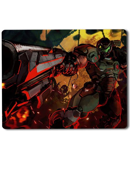 Геймерский коврик Doom (doom eternal, дум, игра, ад, демоны, культовое ...