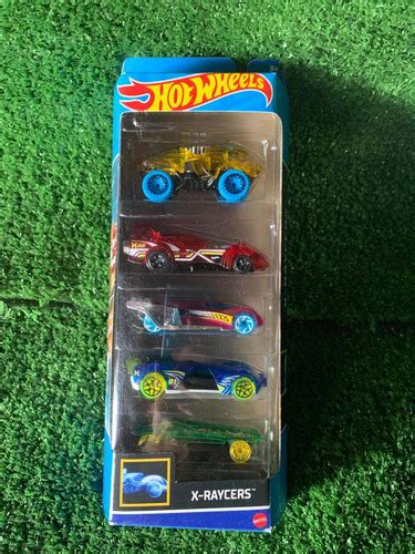 Pack 5 Autitos Hot Wheels X Raycers Metalicos Nuevos Cuotas sin interés