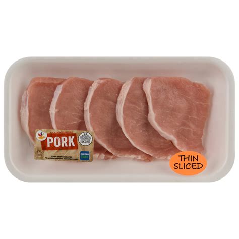 Save On Stop Shop Boneless Thin Cut Center Cut Pork Loin Chops 5 7