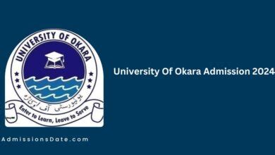 University of Okara - Admissions Date