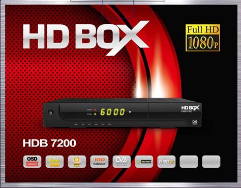HD BOX HDB 7200 (3 pin) RED Receiver Software, Tools - Mr-Dish