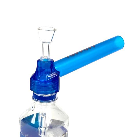 Top Puff Water Bottle Bubbler Pipe Conversion Glass Bowl 1 Count