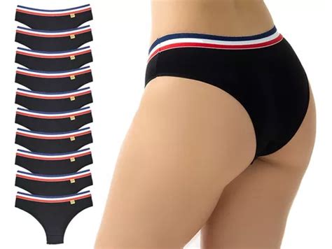 Calcinha De Algod O Cintura Alta C S Lingerie Atacado Kit Mercadolivre